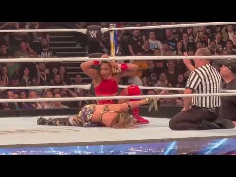 Jade Cargill and Bianca Belair vs Kabuki Warriors - WWE BACKLASH France