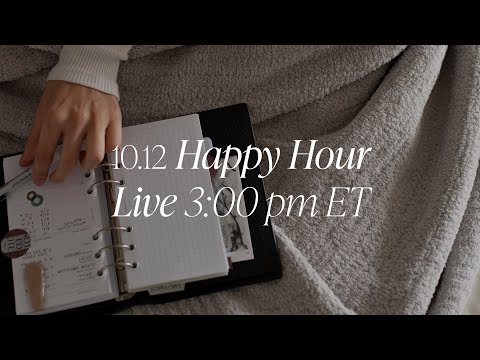 New Arrivals and a Free Gift! |  Happy Hour Live 10.12.23 | Cloth & Paper