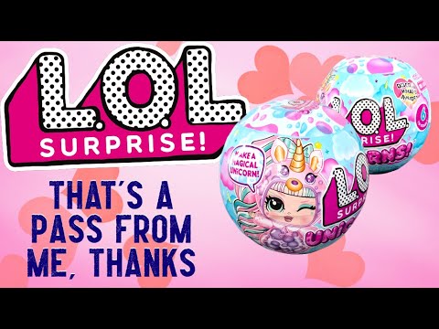 Horn Holes and WARNINGS | LOL Surprise Unicorn Surprise | Unicorn and Ice