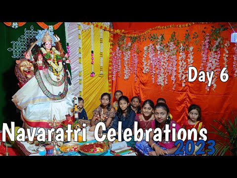 Navaratri Celebrations| Durga Mata day 6 | Sri Saraswathi Devi alankarana | while colour