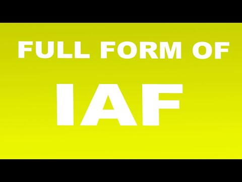 Full Form of IAF | What is IAF Full Form | IAF Abbreviation