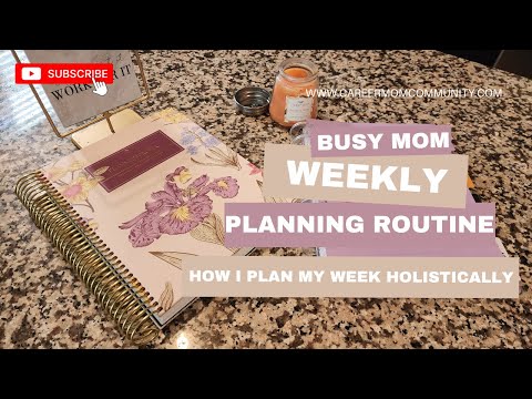 Busy Mom Weekly Planning Routine| Plan with Me January 8-14, 2024