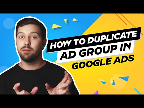 How To Duplicate Ad Group In Google Ads