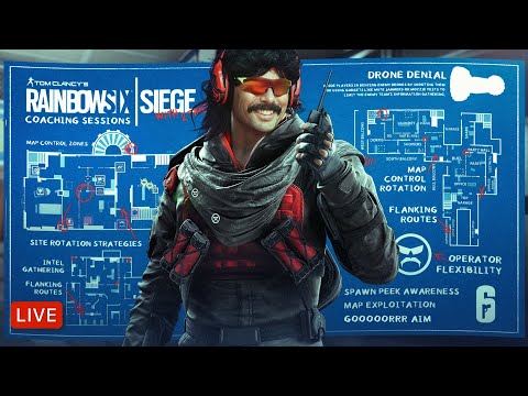 🔴LIVE - DR DISRESPECT - RAINBOW SIX - RANKING UP