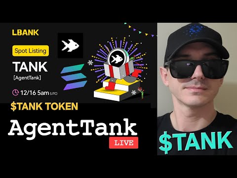 $TANK - AGENTTANK LIVE TOKEN CRYPTO COIN HOW TO BUY AGENT TANK LBANK SOLANA SOL RAYDIUM BLOCKCHAIN