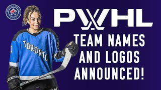 PWHL Unveils New Team Names and Logos! #PWHL #Hockey