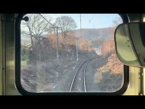 [前面展望]しなの鉄道北しなの線牟礼駅から古間駅