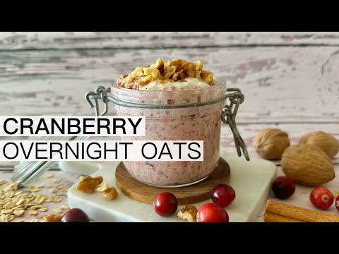 CRANBERRY OVERNIGHT OATS