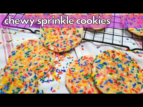 Chewy Sprinkle Cookies!