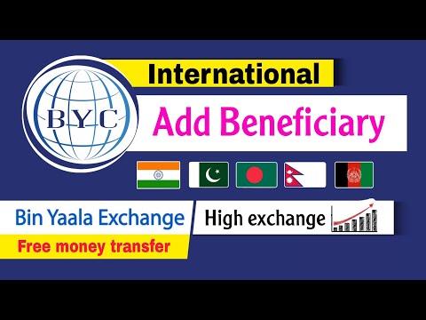 How to add international beneficiary in bin yalla app | bin yalla app me beneficiary add kaise kare