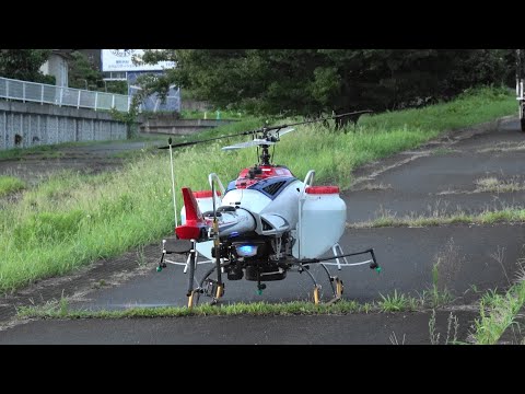 2024 農薬散布 ⑤ RC Heli 「YAMAHA FAZER R」 4K版