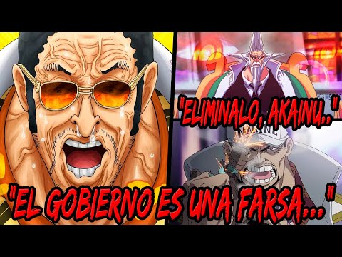 El ALMIRANTE KIZARU Podria ser ELIMINADO por el FRACASO de Egghead | La "TRAICIÓN" de los MARINOS