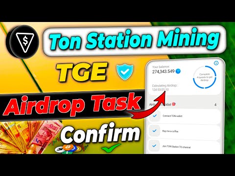 Ton station airdrop task | Ton station airdrop claim | Ton station airdrop criteria #tonstation