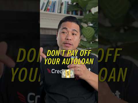 Paying off your auto loan will drop your score⁉️ #autoloan #credittips #shorts