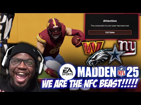 THE NFC EAST AINT NO JOKE!!!! | MADDEN NFL 25 REGS ONLINE GAMEPLAY