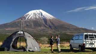 【絶景キャンプ】富士山に魅了される 冬キャンプ のひととき｜Hot Tent Camping