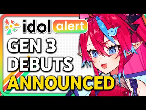 idol's Long-Awaited VTuber Gen is finally HERE! #Wildfyre #idolalert ⭐