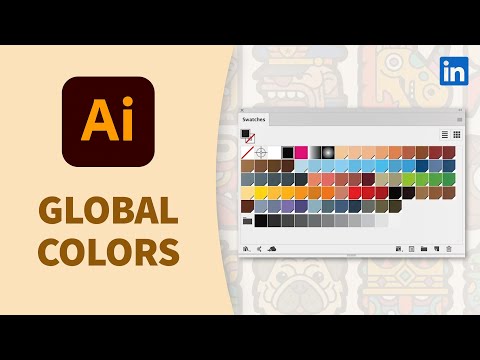 Illustrator Tutorial - Tweak designs faster with GLOBAL COLORS