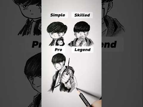 How to Draw Legend Mash? 😳 #shorts #anime #drawing