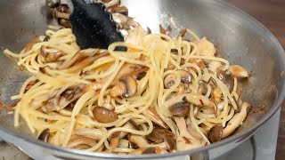 キノコは焦がすのが正解！鬼キノコのペペロンチーノ【 #aosパスタ選手権2024 】