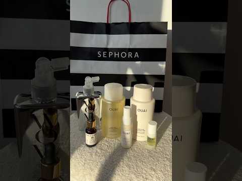 Haircare haul #short #thatgirl #aesthetic #asmr #unboxing #haul #haircare #sephora #beauty