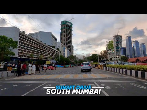 Modern Mumbai - Skyline Sunset Drive - 4K