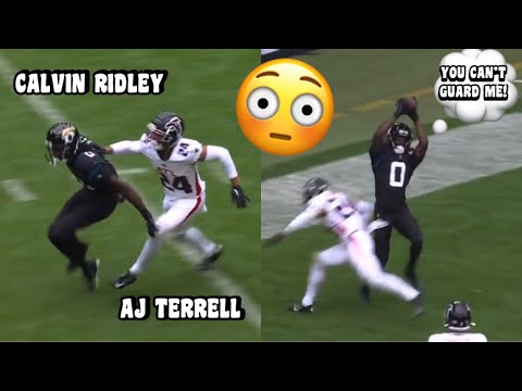 Calvin Ridley vs AJ Terrell 🔥 REVENGE GAME! (WR Vs CB) Falcons Vs Jaguars 2023 highlights