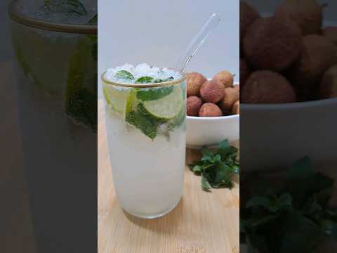 Lychee Mojito ASMR #shorts #asmr