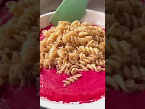 Beetroot Pasta Quick Recipe | Ridavo Healthy Recipes