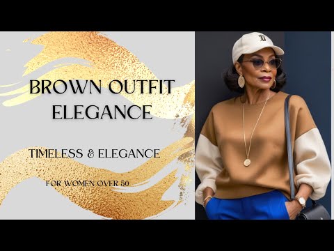 Timeless Brown Outfit Ideas for Women Over 50: Elegance Meets Bold Color Pairings