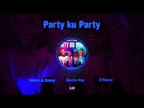 Hatim and Dokey - Party Ku Party (Happy New Year) with Recho Rey & D'Mario (Audio Visualiser)