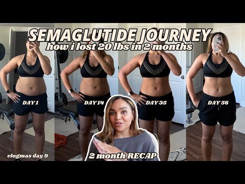 2 MONTHS ON SEMAGLUTIDE *GLP-1* RECAP // How I lost 20 lbs, misconceptions + my journey so far!