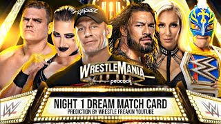 WWE Wrestlemania 39 Night 1 Match Card Predictions | Wrestle Freakin