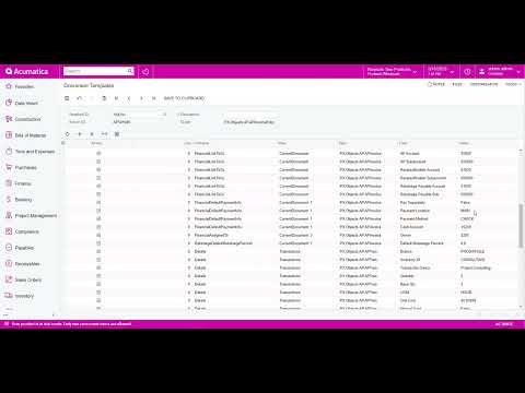 Acumatica Cloud ERP: Tips and Tricks