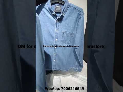 100% original Denim Shirts Available @chinarstore