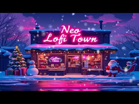 Christmas Coffee Shop Ambience ☕🎄❄️ – Lofi Hip Hop Beats with Peaceful Winter Atmosphere 🌨️✨🎶