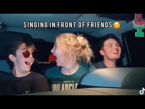 Singing in front of friends and family priceless reactions