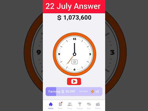 time farm answer today 22 july | time farm oracle answer today