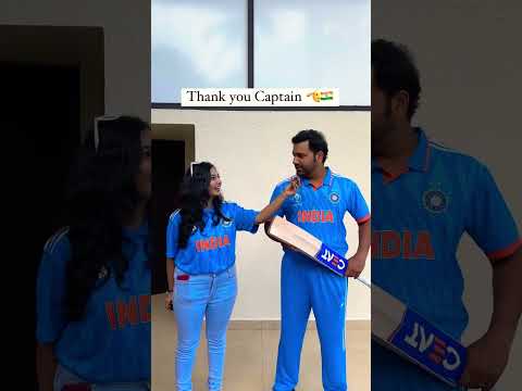 Thank you Captain 🇮🇳🫡| Princy Parikh #rohitsharma #worldcup #t20worldcup #india