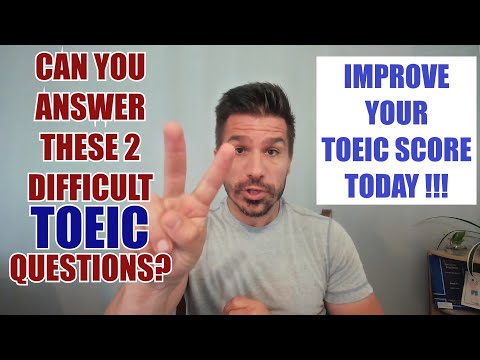 WATCH THIS TOEIC LESSON #89: ANSWERING 2 DIFFICULT QUESTIONS + TOEIC VOCABULARY! #TOEICTIPS #TOEIC