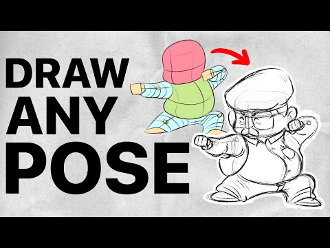 How to Draw ANY Pose You Want (The Easy way)