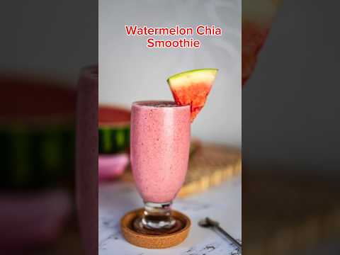 I Bet You've Never Tasted a Smoothie as Delicious as This Watermelon Chia Wonder! #short #shorts