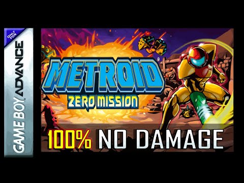 Metroid Zero Mission 100% No damage Completion Run (Hard Mode)