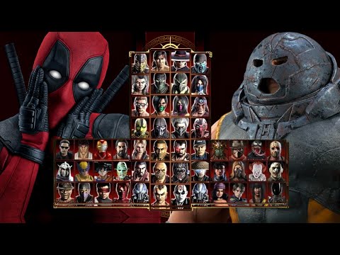 Mortal Kombat 9 - DEADPOOL & JUGGERNAUT MOD - Expert Tag Ladder - Gameplay @(1080p) - 60ᶠᵖˢ ✔