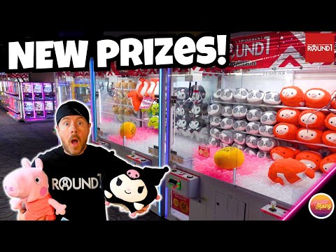 Winning Awesome New Claw Machine Prizes at Round 1!