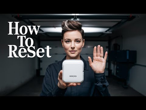 Reset Meross Smart WiFi Garage DoorOpener To Factory Default Settings