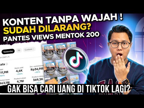 PANTES VIEWS MENTOK DI 200-AN? AKHIR DARI KONTEN TANPA WAJAH DI TIKTOK, SIAP SIAP KONTEN TANPA WAJAH