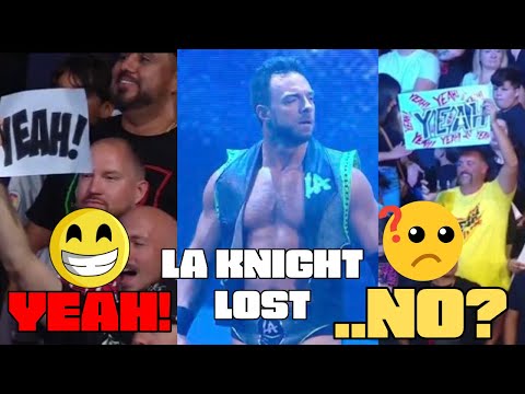 LA Knight lost…What Happens Now? Summerslam? Please!