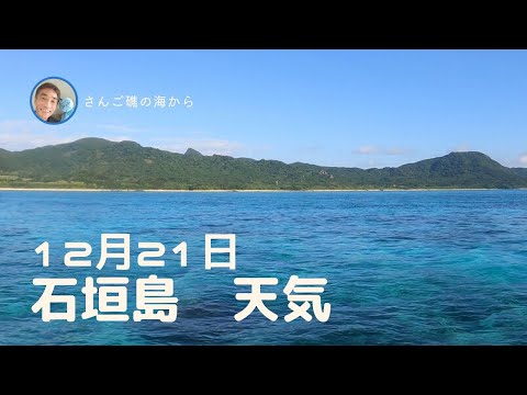 【石垣島天気】12月21日9時ごろ。15秒でわかる今日の石垣島の様子。