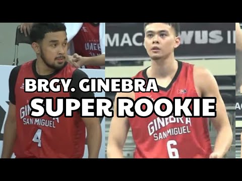 Barangay ginebra super rookie nagpakitang gilas malupit